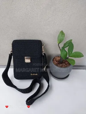 Mkoba wa Crochet wa Kudumu wa Crossbody