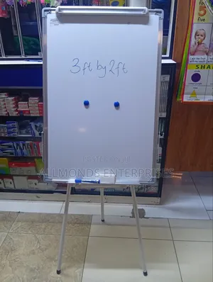 Executive Whiteboard 3x2ft with Stand, Duster, and 2 Magnets