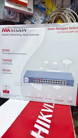Hikvision 24-Port PoE Smart Managed Switch