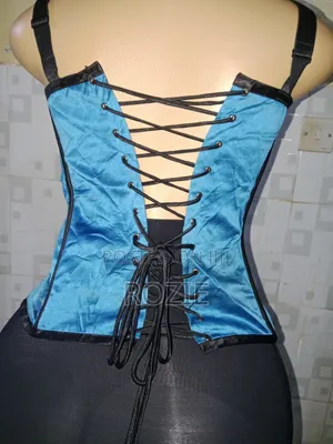Stylish Women's Satin Lace Corset Top - Size 16