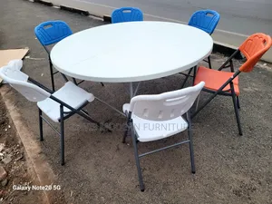 Seti ya Meza na Viti vya Kukunja