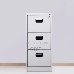 Three-Drawer Steel Filing Cabinet