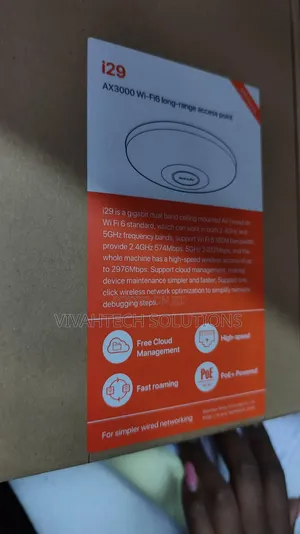 Tenda i29 AX3000 Wi-Fi 6 Long Range Indoor Access Point