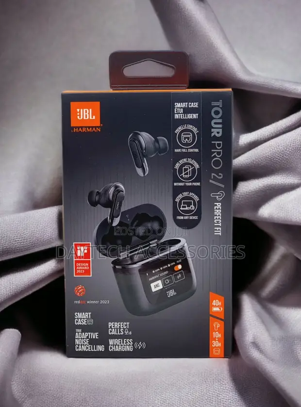 JBL Tour Pro 2 True Wireless Earbuds - 1