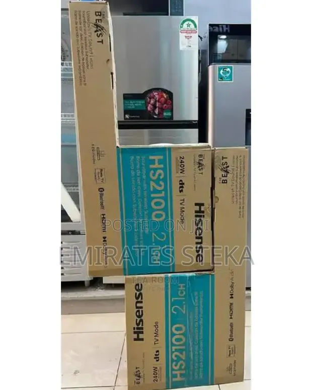 Hisense HS2100,Deep Bass-240w Dolby Digital Audio Home Cinema - 1