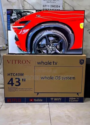 Vitron Whale 43 Inch Full HD TV with Dolby Audio
