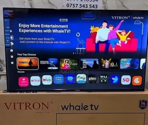 Vitron Whale 43 Inch Full HD TV Mpya na Warranty ya Miaka 2