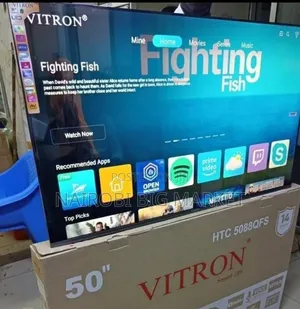 Vitron 50-Inch QLED TV with Built-in Free-to-Air Decoder