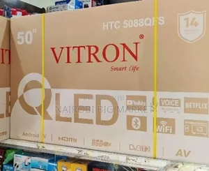 Vitron 50-Inch QLED TV with Voice Recognition