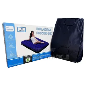 Godoro la Hewa la Flocked Inflatable 4x6 Ft