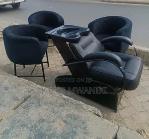 Kituo cha Kuosha Nywele na Viti 3 vya Manicure
