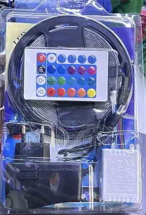 Remote Controlled RGB LED Strip Light Kit (5m)