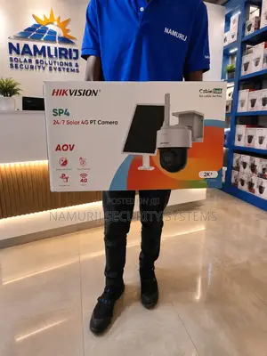 Kamera ya CCTV ya Hikvision SP4 Solar 4G ya Nje