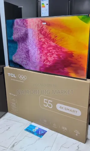 TCL 55" 4K HDR Smart TV with Metallic Bezel