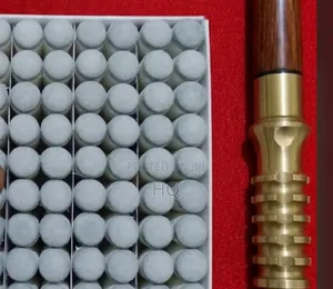 Sportsart Pool Stick and Chalk Tips - Brand New