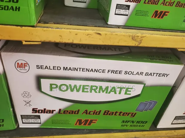 Powermate 100Ah 12V Betri ya Solar Iliyofungwa Haidai Matengenezo - 1
