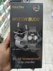 HainoTeko ST-10 Watch Buds with AMOLED Display - Black - 1