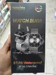 HainoTeko ST-10 Watch Buds with AMOLED Display - Black - 2