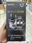 HainoTeko ST-10 Watch Buds with AMOLED Display - Black - 3