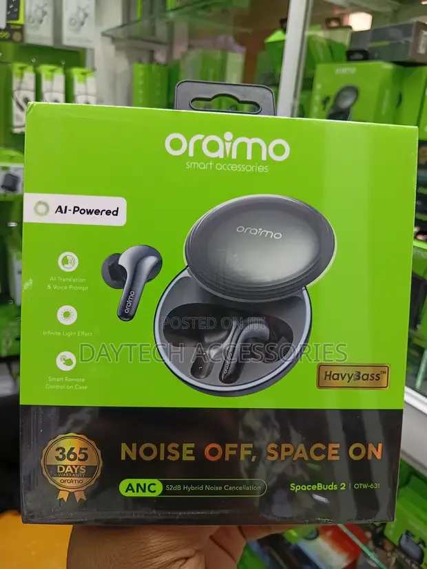 Oraimo Spacebuds 2 AI Powered Earbuds OTW-631 - 1