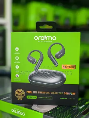Oraimo OpenArc Bluetooth 5.4 Earbuds - Black