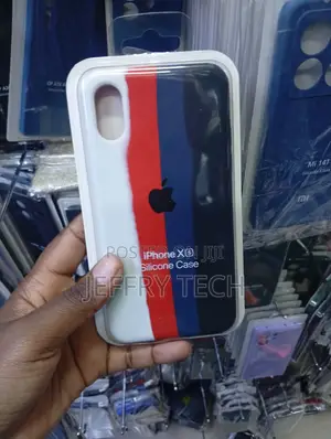 Vertical Stripe Silicone Case for Apple iPhone XS/X