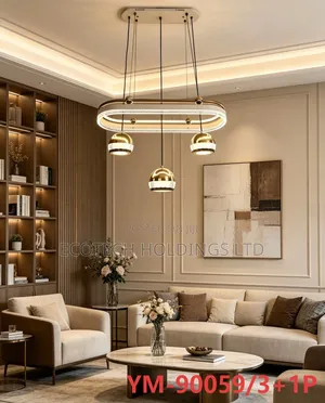 Taa za Kisasa za Chandelier 3-in-1 MG7