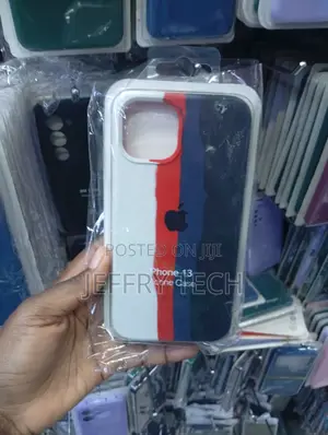 Vertical Split Silicone Phone Case for iPhone 13