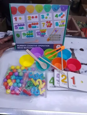 Mchezo wa Kufananisha Namba na Shanga