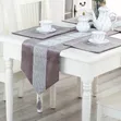 6-Piece Table Mats and 1-Piece Table Runner Set - 1