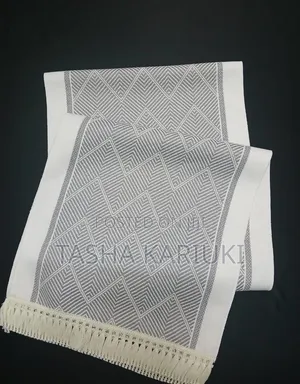 Modern Coffee & Grey Table Runner