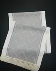Modern Coffee & Grey Table Runner - 1