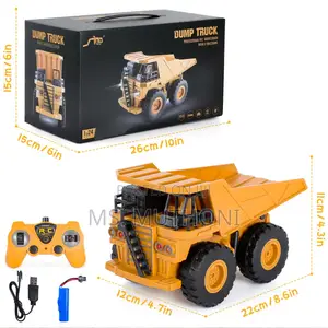 Rechargeable Professional RC Construction Dump Truck Toy