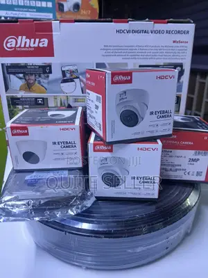 Mfumo wa Usalama wa Kamera 8 wa Dahua na DVR Rekoda 2MP