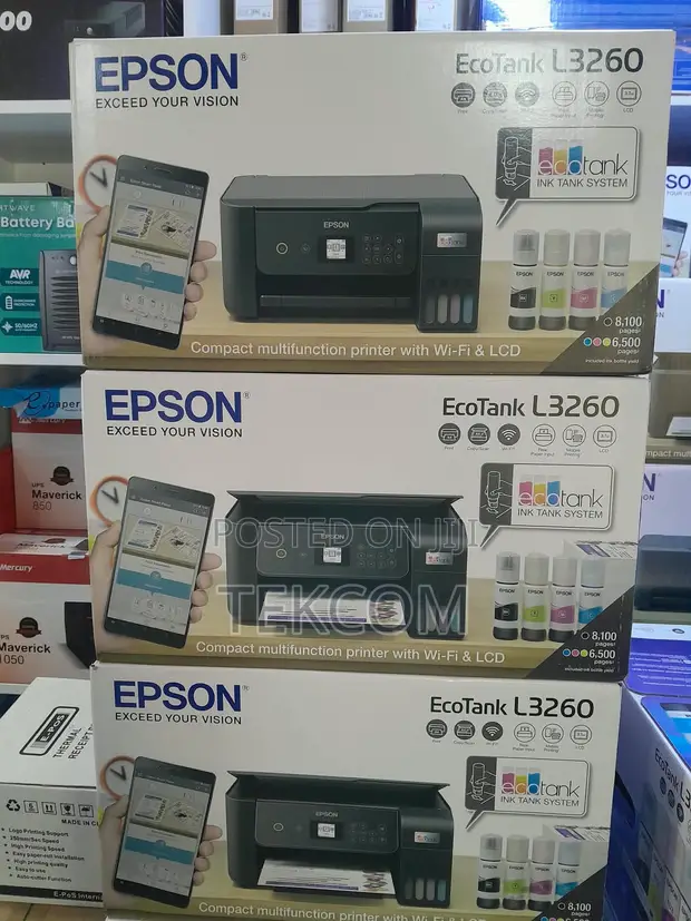 Epson L3260 Multifunction Wi-Fi Printer with LCD Screen - 1