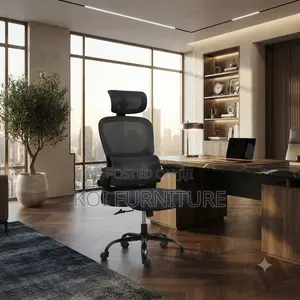 SSF Fabric Orthopedic Office Director Chairs - Black