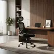 SSF Fabric Orthopedic Office Director Chairs - Black - 3