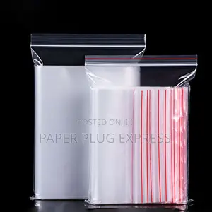 25 Pieces 2kg Clear Resealable Ziplock Storage Bags 20x30cm