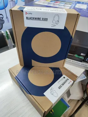 Poly Blackwire 3320 USB-C/USB-A Headphones with Noise Cancelling Mic