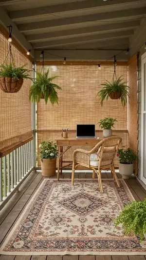 Bamboo Restaurant Blinds - Terrace Style