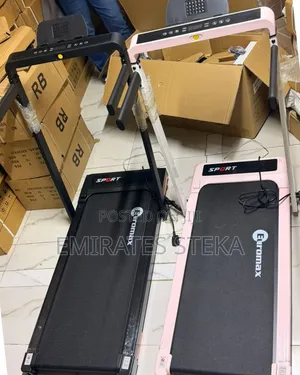 Euromax Foldable Walking Pad Treadmill with Incline & Handrails