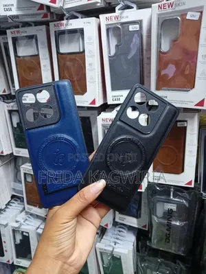 Kifuniko cha Nyuma cha Ngozi cha Motorola Edge 60 chenye Stendi