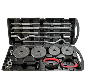 58kg Dumbbell and Barbell Set