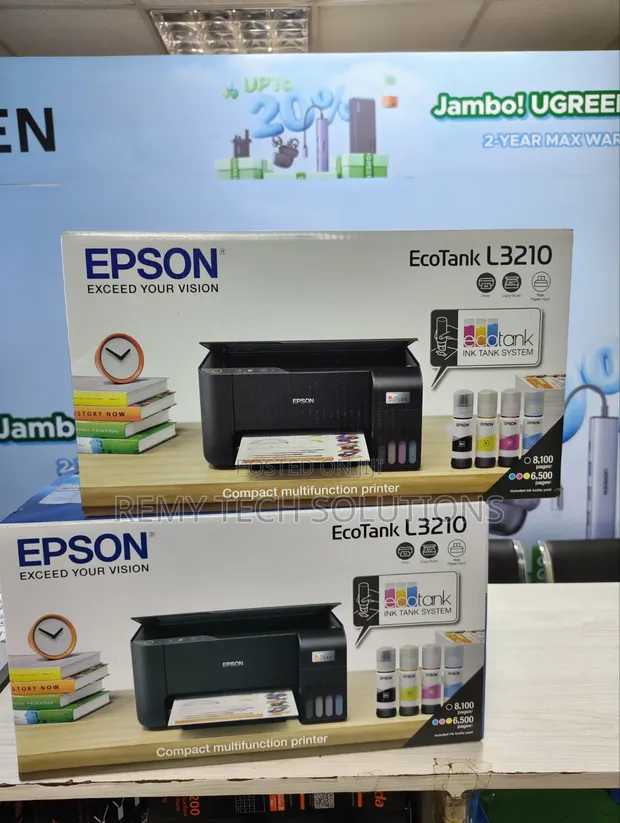 Epson EcoTank L3210 Print Scan Copy USB Printer - 1