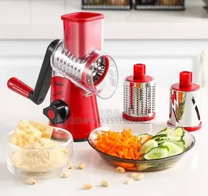 Rotary Drum Grater and Slicer with 3 Options