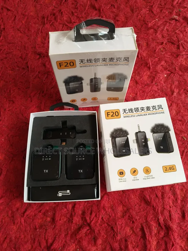 F20 Wireless Lapel Microphone for Phone - 1