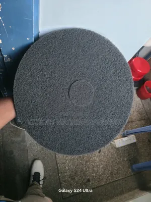16-Inch Black Floor Scrubber Pad