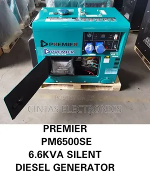 Premier Silent Diesel Generator 6.6kVA
