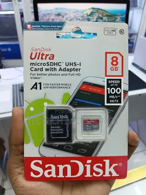 SanDisk 8GB microSDHC Ultra Class 10 UHS-I na SD Adapter