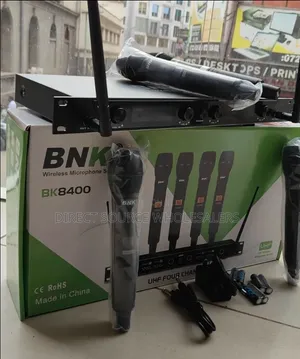 BNK BK8400 Mfumo wa Maikrofoni 4 Zisizo na Waya wa UHF